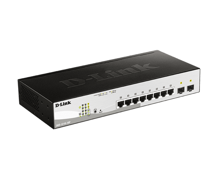 D-Link DGS-1210-10P 10-Port Gigabit Smart Managed Switch