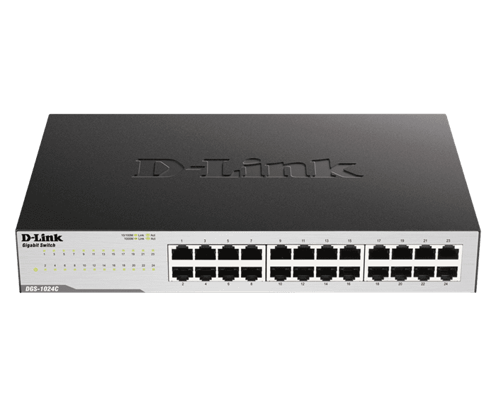 D-Link 24-Port Gigabit Unmanaged Switch DGS-1024C