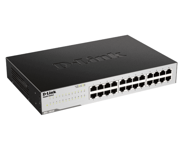 D-Link 24-Port Gigabit Unmanaged Switch DGS-1024C