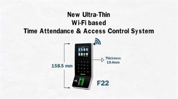 ESSL-F22 Ultra Thin Fingerprint Time attendance & Access Control System