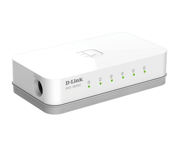 D-Link DES-1005C 5-Port 10/100 Mbps Desktop Switch