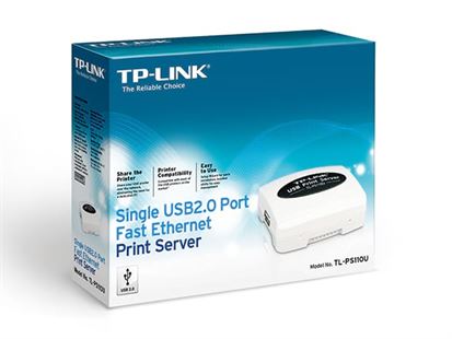 TP-Link TL-PS110U USB 2.0 Port Fast Ethernet Print Server 