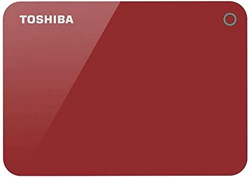 Toshiba V9 Canvio Advanced Portable Hard Drive 1TB Red