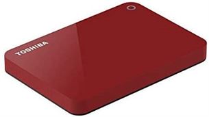 Toshiba V9 Canvio Advanced Portable Hard Drive 1TB Red