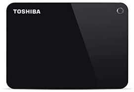 Toshiba V9 Canvio Advanced Portable Hard Drive 2TB Black
