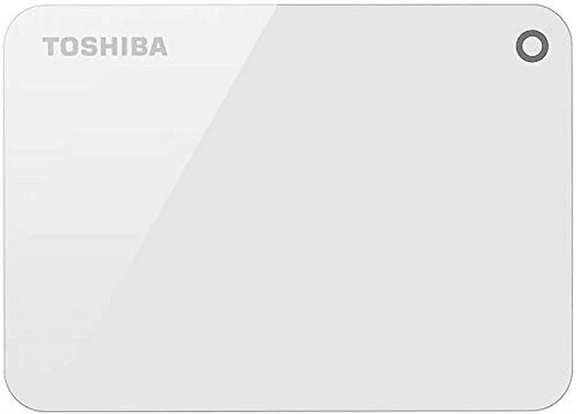 Toshiba V9 Canvio Advanced Portable Hard Drive 2TB White