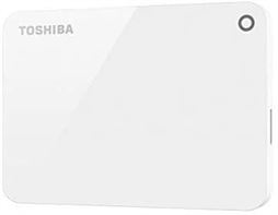 Toshiba V9 Canvio Advanced Portable Hard Drive 2TB White
