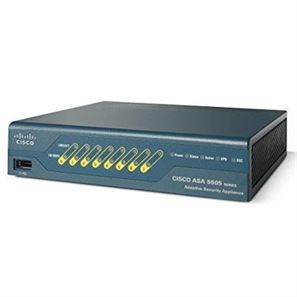Cisco ASA 5505 Firewall Edition Bundle -Security appliance-8 ports-50 users-10Mb LAN