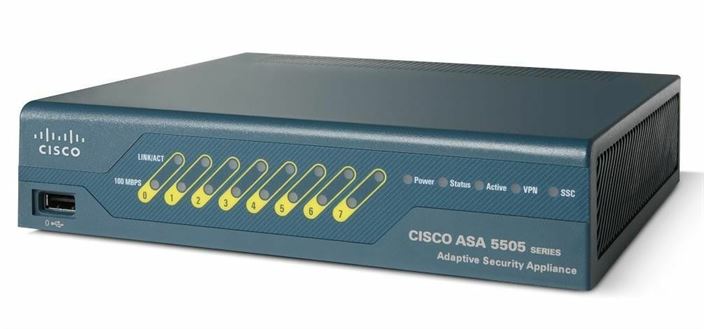 Cisco ASA 5505 Firewall Edition 8-ports Bundle-Security appliance