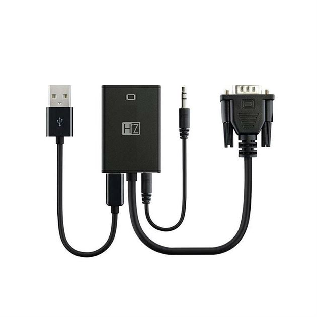 Heatz ZT21 - VGA to HDTV Adapter with Audio