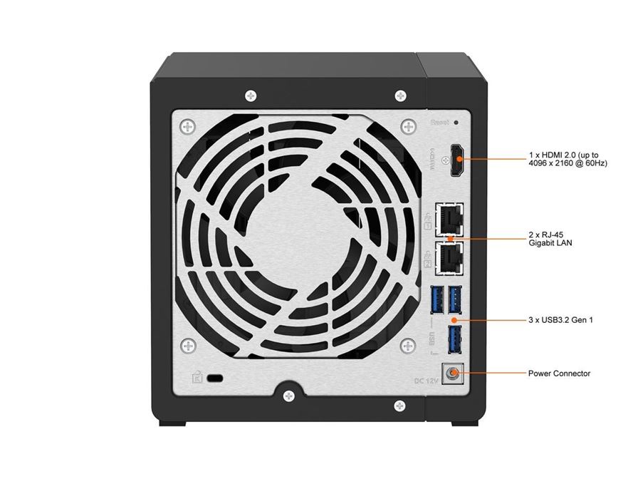 QNAP TS-451D2-4G 4 Bay NAS Enclosure