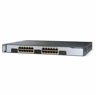 Cisco Catalyst 3750G-24T-S - switch - 24 ports - Managed - rack-mountable