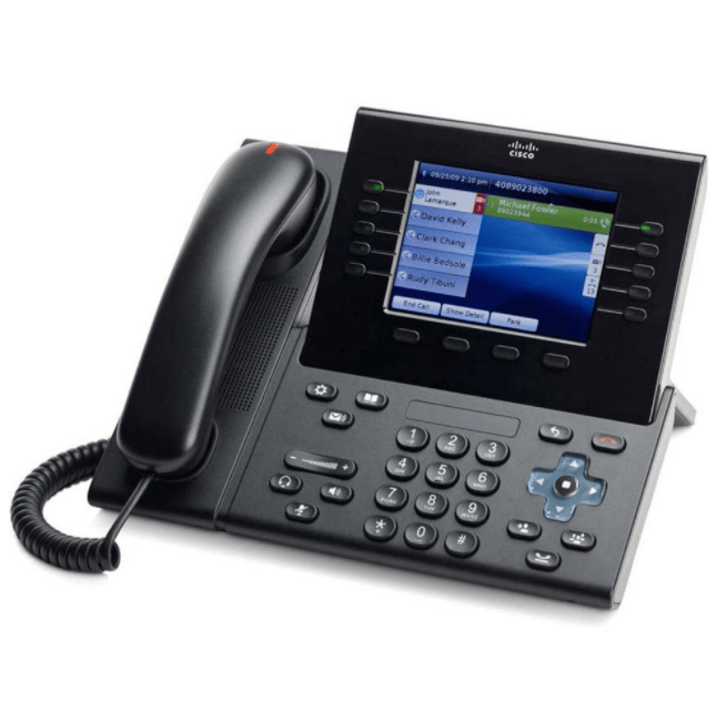 Cisco Unified IP Phone 8961 Slimline-Video phone -SIP-multiline-charcoal gray