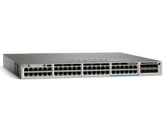 Cisco Catalyst WS-C3850-48U-S Managed L3 Gigabit Ethernet (10/100/1000) Power over Ethernet (PoE) 1U Grey network switch