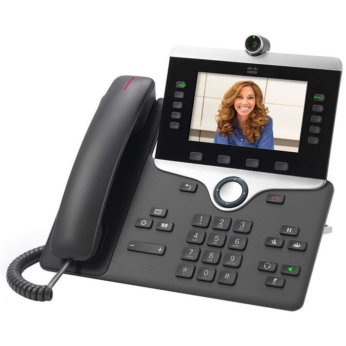 Cisco 8865 IP phone Charcoal Wired handset Wi-Fi