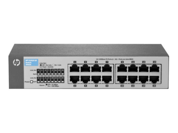 HP 1410-16 Switch Switch 16 Ports Unmanaged Desktop