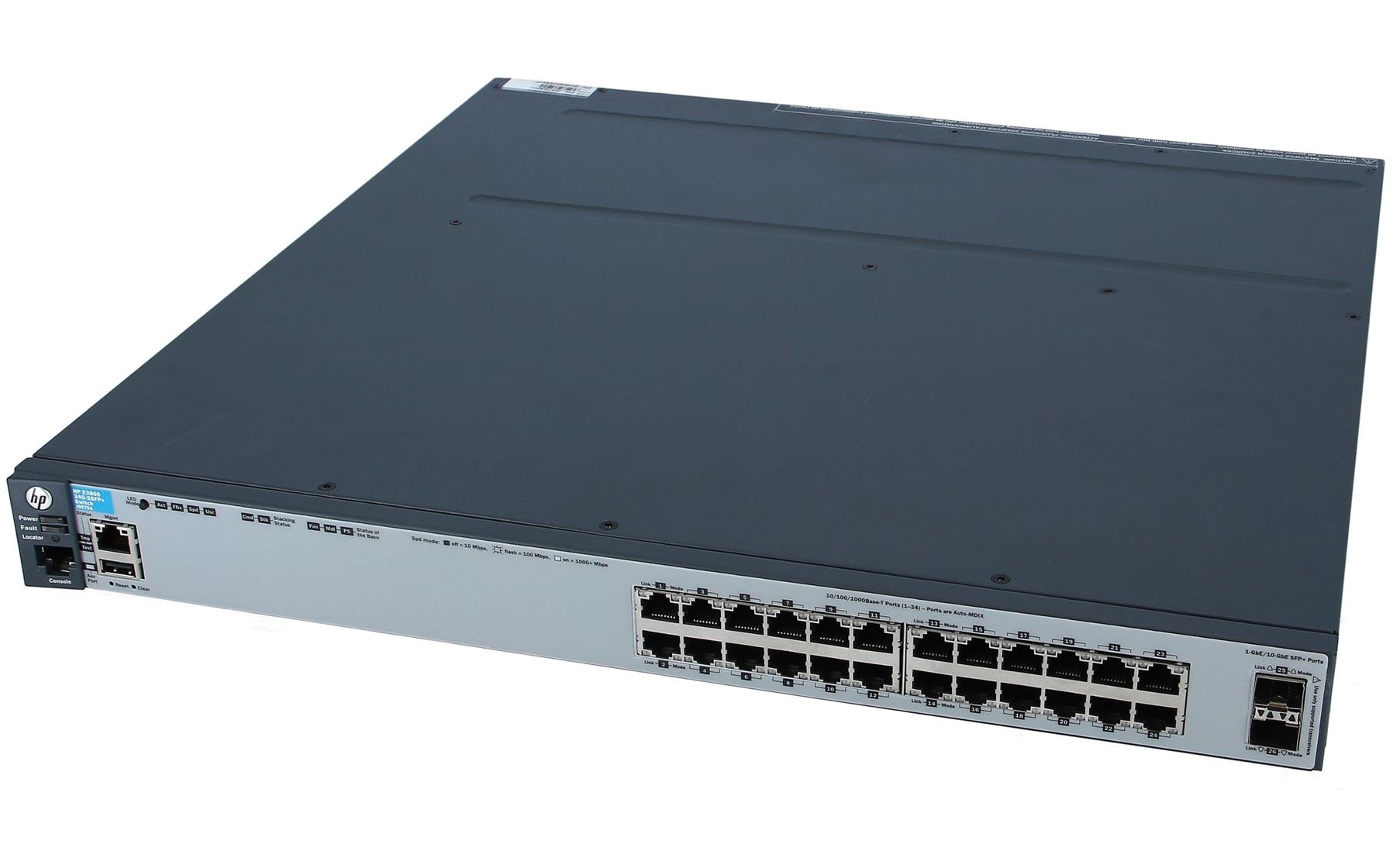 HP 3800-24G-2SFP+ Switch-L4-managed -24 x 10/100/1000 + 2 x 10 Gigabit Ethernet