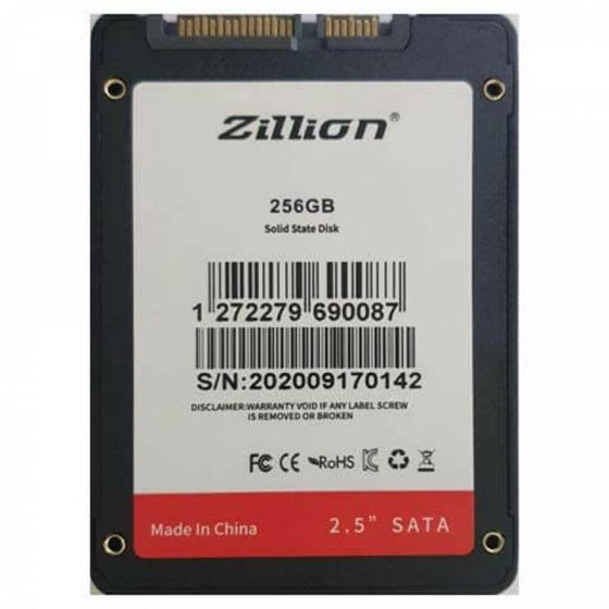 Zillion 256GB 2.5″ SATA SSD