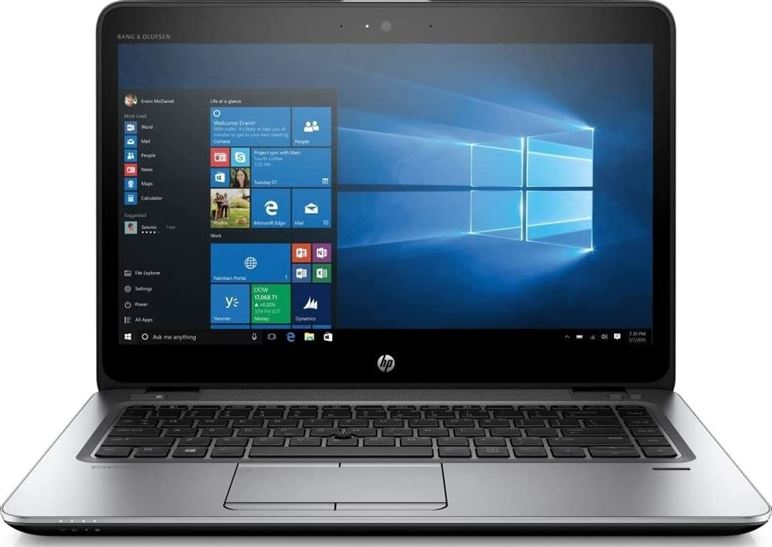 Renewed - HP EliteBook 840 G3 Business Laptop, Intel Core i5-6300U Generation CPU, 16GB RAM, 256GB SSD Hard, 14-inch Touchscreen Display, Windows 10 Pro - Silver | 840 G3