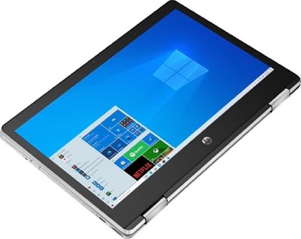 HP Pavilion 11M-AP0023 x360 2-In-1 11.6'' Touchscreen HD Laptop, 1366x768 Resolution, Intel Pentium Silver N5030 1.1 GHz, 128GB SSD, 4GB RAM, Windows 10 S Mode, Silver | 3D6J9UA#ABA