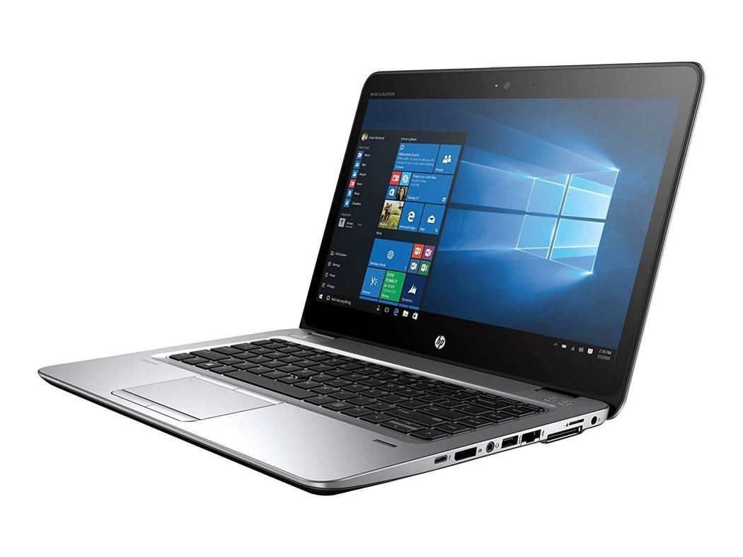 Renewed - HP EliteBook 840 G3 Laptop, Intel Core i5 6th Generation, 8GB DDR4 RAM, 256GB SSD, 14" Screen FHD Windows 10 Pro 64-Bit - Silver | W4Z96AW