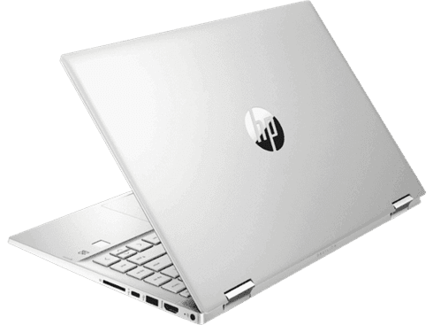 HP Pavilion x360 14.0" FHD Touch Flip Laptop, Intel Core i7 1165G7 2.80 Ghz, 8GB RAM, 512GB SSD, Intel IRIS Graphics, Fingerprint, Windows 10 Home, Eng-Arab Keybord, Silver | 14-DY0000NE-3A2S4EA
