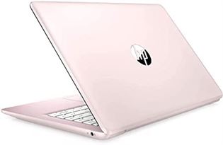 HP Stream 14" Laptop, Intel Celeron N4000, 4 GB RAM, 64 GB eMMC, Windows 10, English Key Board - Rose Pink |