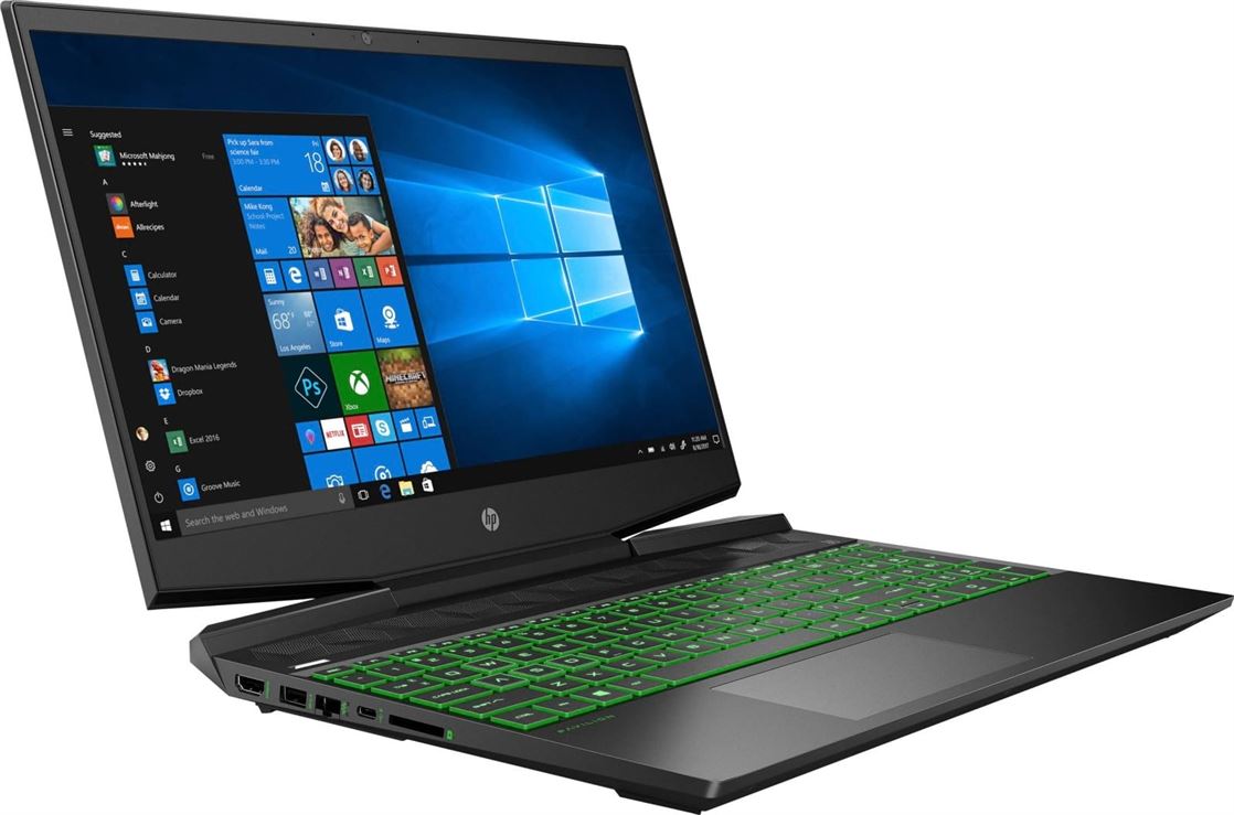 HP Pavilion 15-DK0056 Gaming,15.6" (1920x1080) Micro-Edge BT, Core i5-9300H 2.4GHz, 256GB SSD, 8GB, Windows 10 Home, GTX 1650, English Backlit Keyboard | 6WC31UA#ABA
