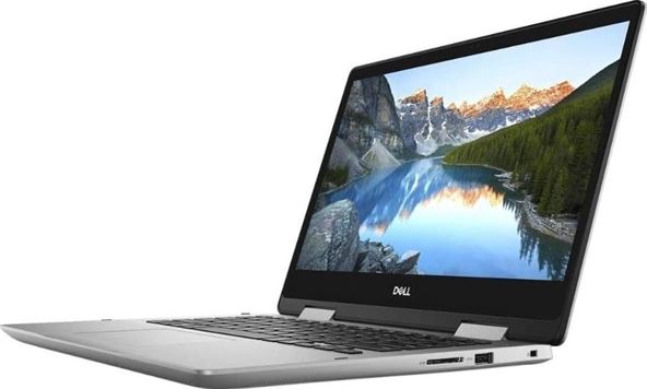 DELL 5482 Inspiron 2-in-1 Convertible Laptop, Intel Core i3-8145U, 14 Inch, 256GB, 4GB RAM, Intel&reg; UHD Graphics 620, Win10, Eng-Arabic -Silver | 5482-1239