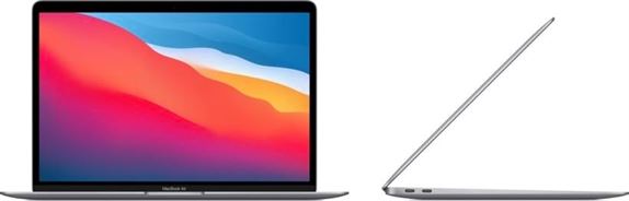 Apple MacBook Air 13" IPS Retina Display Laptop 2020, 2560x1600 WQXGA Resolution, M1 Chip with 8 Core CPU / 7 Core GPU, 8GB RAM, 256GB SSD, Mac OS, Azerty, French Keyboard, Space Gray | MGN63FN/A