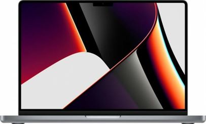 Apple MacBook Pro Late 2021 14.2'' Laptop, 3024x1964 Resolution, M1 Pro Chip, 10 Core CPU, 16-Core GPU, 16GB Memory, 512GB SSD, Mac OS, English Arabic Keyboard, Space Gray | Z15G004A2