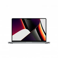 Apple MacBook Pro 2021 14.2" Liquid Retina XDR Laptop, M1 Pro 8-Core Chip, 14-Core GPU, 16GB Unified RAM, 512GB SSD, Touch ID Sensor, macOS, English Keyboard, Silver | MKGR3LL/A