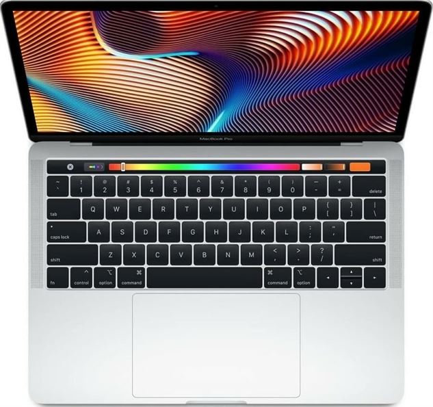Apple MacBook PRO - 1.4GHz Quad Core 8th Generation i5 - 8GB 2133MHz LPDDR3 256GB - Intel IRIS Plus Graphics 645, 2 Thunderbolt & ID RD with TT 13 - Silver | MXK62