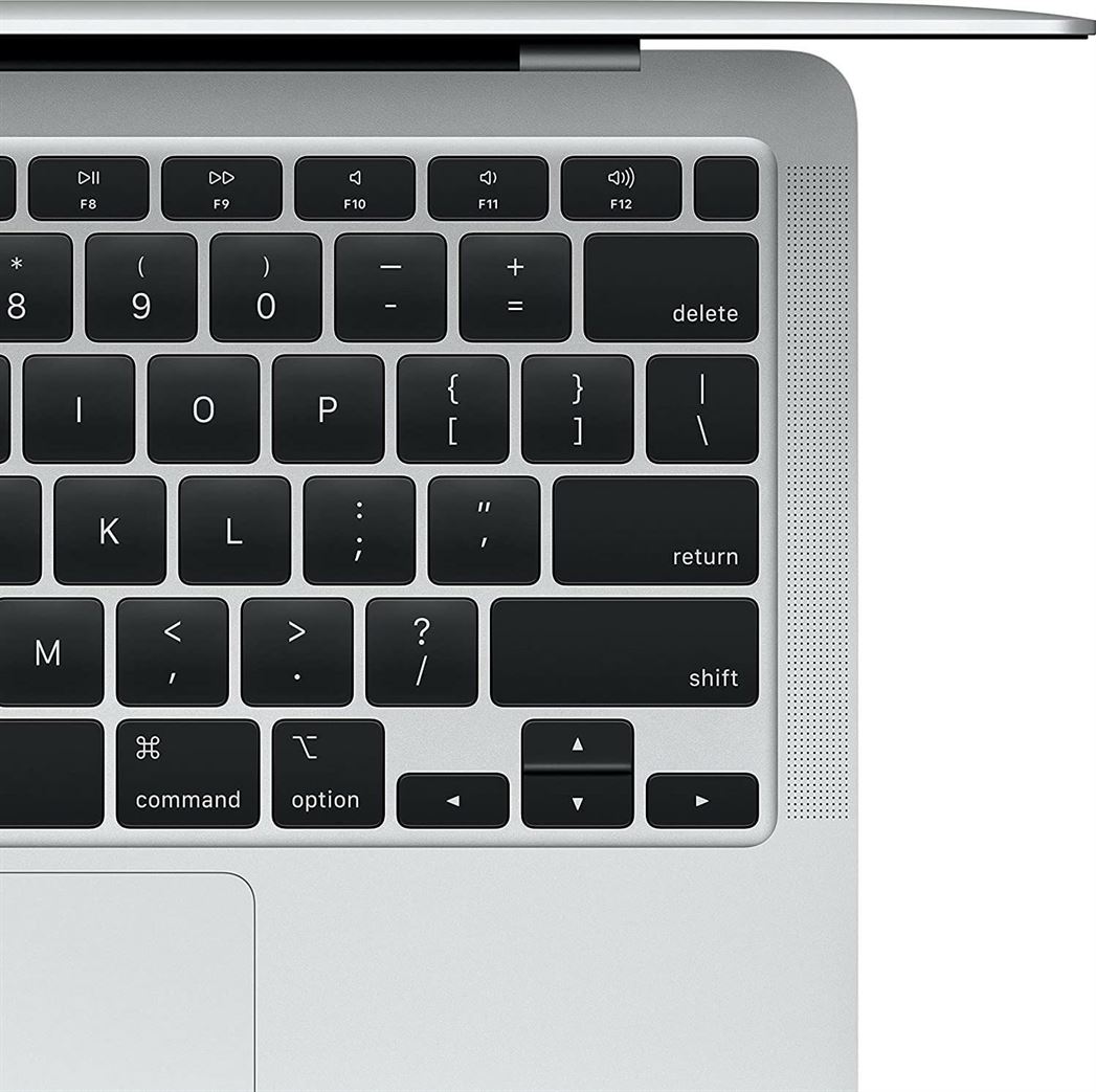 Apple MacBook  10th Generation, Intel Core i3 1.1GHz, 8GB 3733MHz - LPDDR4X Intel IRIS Plus Graphics 256GB T-ID, 13 Inch Display, English Keyboard - Silver | MWTK2