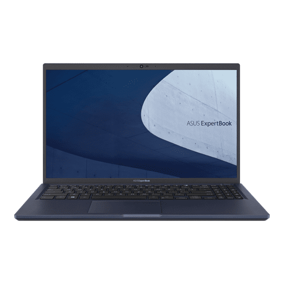 Asus Expertbook B1 B1500 15.6'' FHD Laptop, 11th Gen Intel Core i5-1165G7 2.8 GHz, 8GB RAM, 512GB SSD, DOS, English Keyboard, Black/Blue | 90NX0441-M12660
