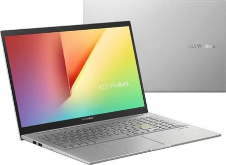 Asus Vivobook K513 15.6'' FHD OLED Laptop, Intel Core i5 1135G7 2.40GHZ, 8GB RAM, 512GB SSD, 2GB NVIDIA Graphics MX350, Windows 10, Eng-Arabic Keyboard, Silver | K513QE-OLED105T