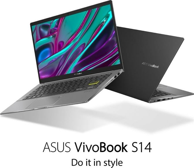 Asus Vivobook S14 14'' FHD Laptop, Ryzen 7-4700U Processor, 2GHz, 8GB RAM, 512GB SSD, English/Arabic Keyboard, Windows 10 Home, Black | M433IA-EB488T