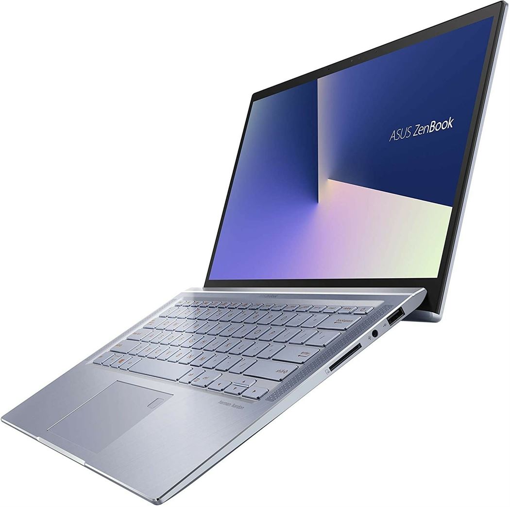 Asus Zenbook 14" UX431FL Laptop, Intel Core i5-10210U 1.6 GHz Processor, 8GB RAM, 512 SSD, 2GB Nvidia GeForce MX250, Windows 10 - Silver I UX431FL-AN057T