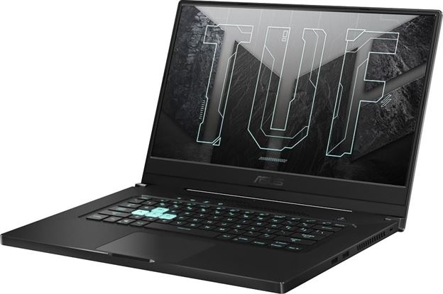 Asus Tuf Dash 15 FX516PC 15.6" FHD 144Hz Laptop, Intel Core i7-11370H 3.3Ghz, 16GB RAM, 512GB SSD, 4GB Nvidia Geforce RTX3050, Wireless, BT, Windows 10 Home, Eng-Arabic Keyboard, Grey | FX516PC-HN004T
