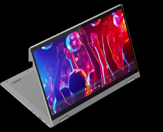 Lenovo IdeaPad Flex 5 - Intel i5 1135G7 2.4Ghz, 8GB RAM, 512GB SSD, 14.0" FHD Touch & Flip, Intel HD Graphics, Stylus Pen, Eng-Arab Keyboard, Window 10 Home - Grey | 14ITL05- 82HS008NAX