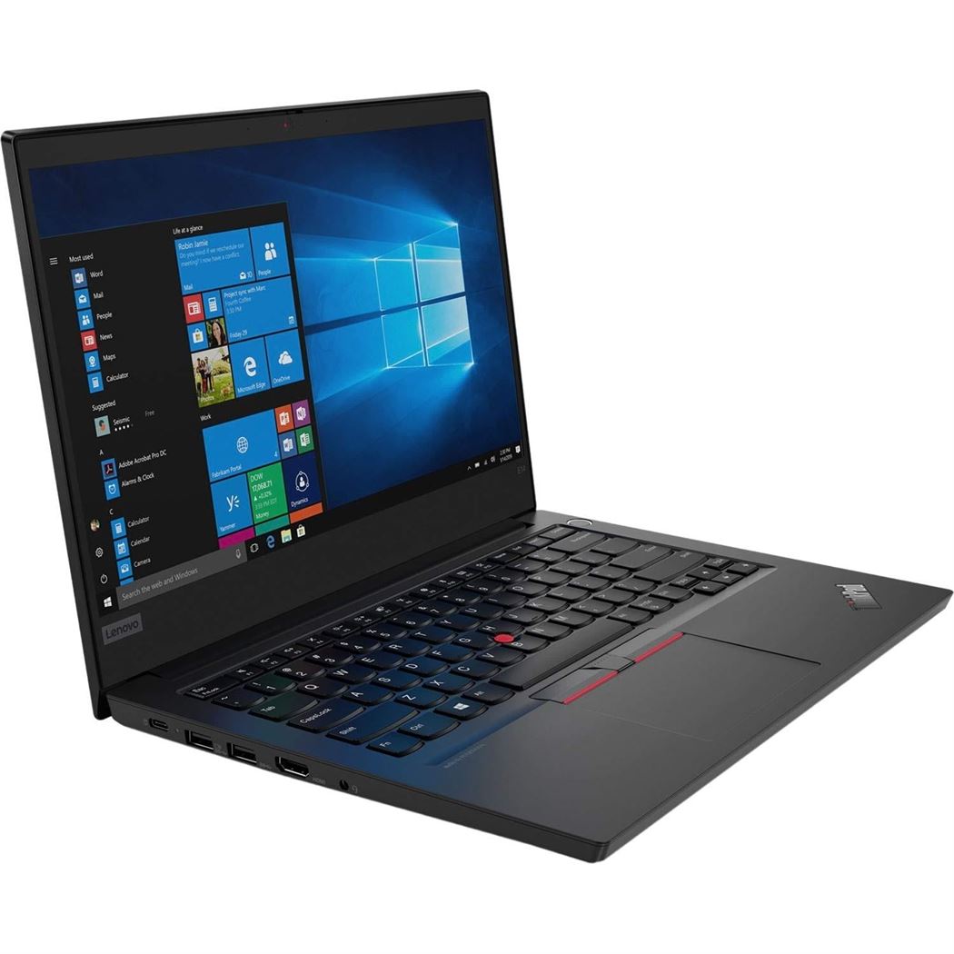 Lenovo ThinkPad E14 Laptop - Intel Core i5-10210U Quad-Core 1.6 GHz, 8GB DDR4 RAM, 256GB SSD, Intel UHD Graphics, 14" 1920 x 1080 IPS Display, Windows 10 Pro | 20RA004YUS