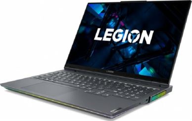 Lenovo Legion 7 16ITHG6 16" WQXGA IPS Laptop, Intel Core i9-11980HK 2.60Ghz, 32GB RAM, 1TB SSD, 16GB NVIDIA GeForce RTX 3080, DOS , Eng-Arab KB Storm Grey | 82K60096AX