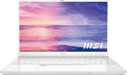 MSI Prestige A11SCX 14 Inch Display Laptop, Core i7-1185G7 Processor, 16GB RAM, 1TB SSD, 4GB NVIDIA GeForce GTX 1650, Max-Q Design, Windows 10 Home, White | 9S7-14C411-098