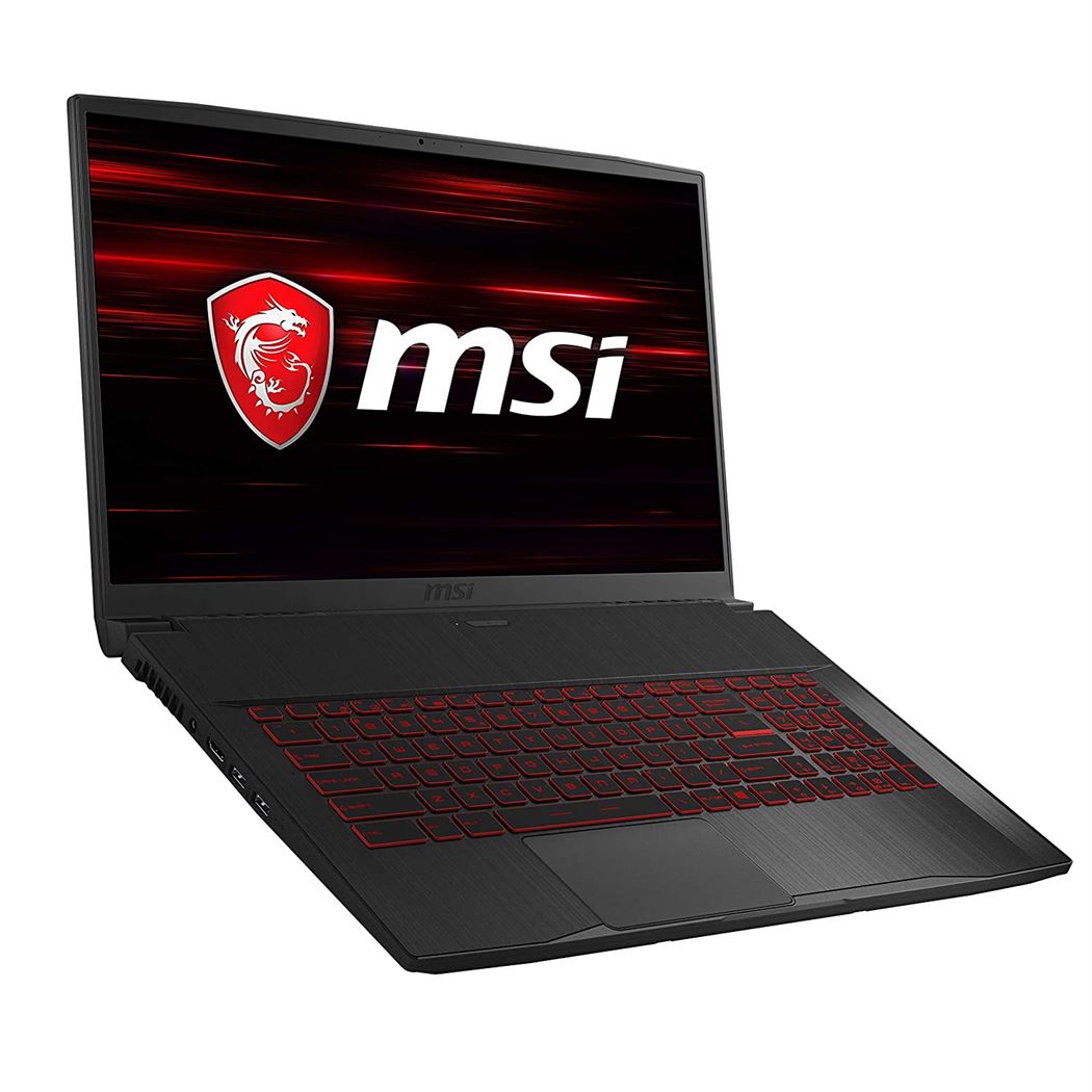 MSI GF75-THIN, 17.3" FHD 120HZ, Core i7-10750H 2.6 Ghz, 16GB RAM, 512GB SSD, 6 GB RTX 2060, Wireless, Bluetooth, Camera, Windows 10 Home - Black | 9S7-17F312-081/436