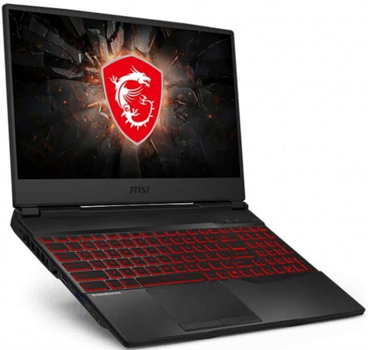 MSI GL65 15.6" Gaming Laptop (NB), Intel Core i7-10750H, 16GB RAM, 1TB+512SSD, 8GB Nvidia GeForce RTX 2070, Windows 10 -  Black | 9S7-16U722-471