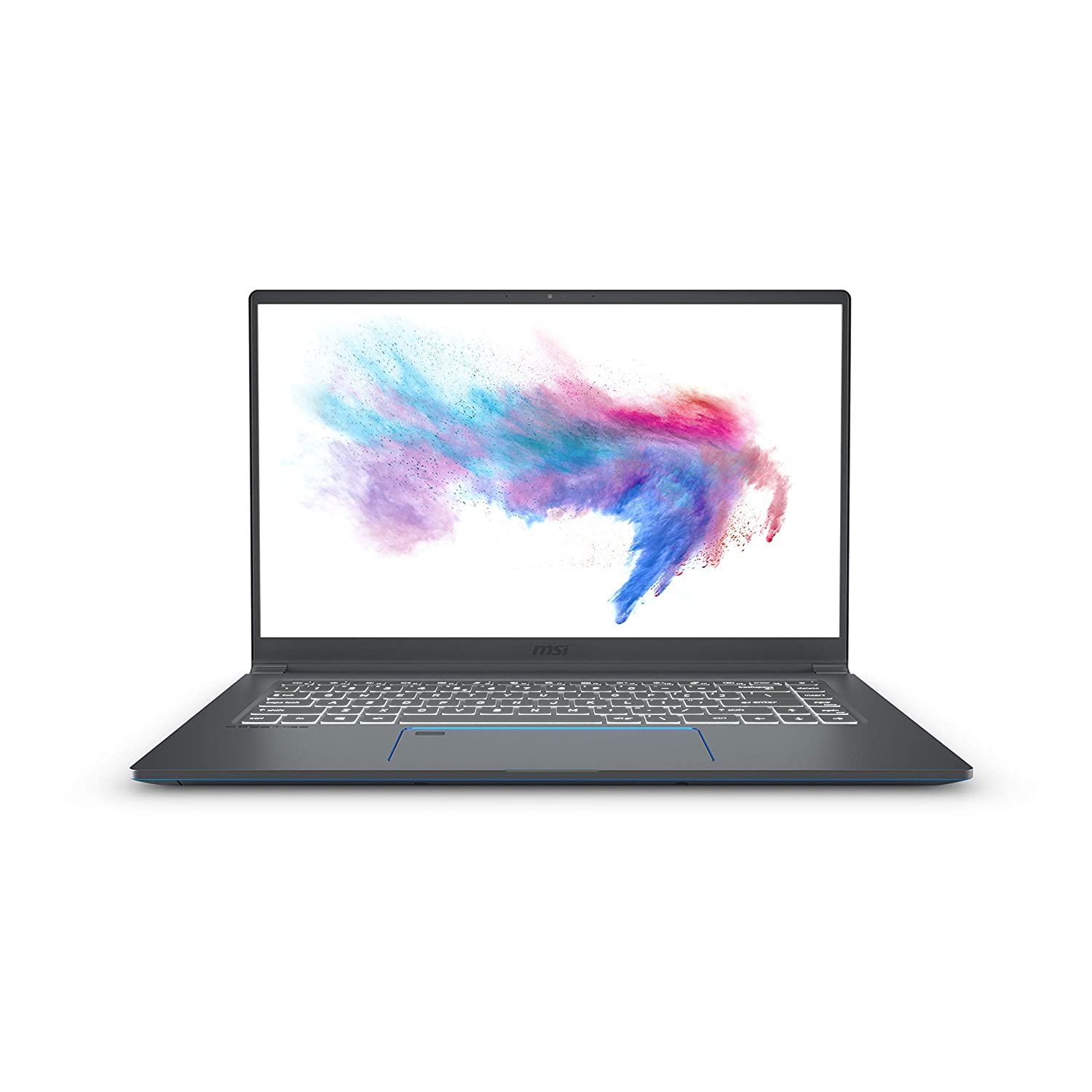 MSI Modern 15 Intel Core i7-10510U 10th Gen 15.6-inch Laptop , 16GB/512GB NVMe SSD/Windows 10 Home/MX250, 2GB Graphics Engl/Arab KB | A10RAS -9S7-155122-297