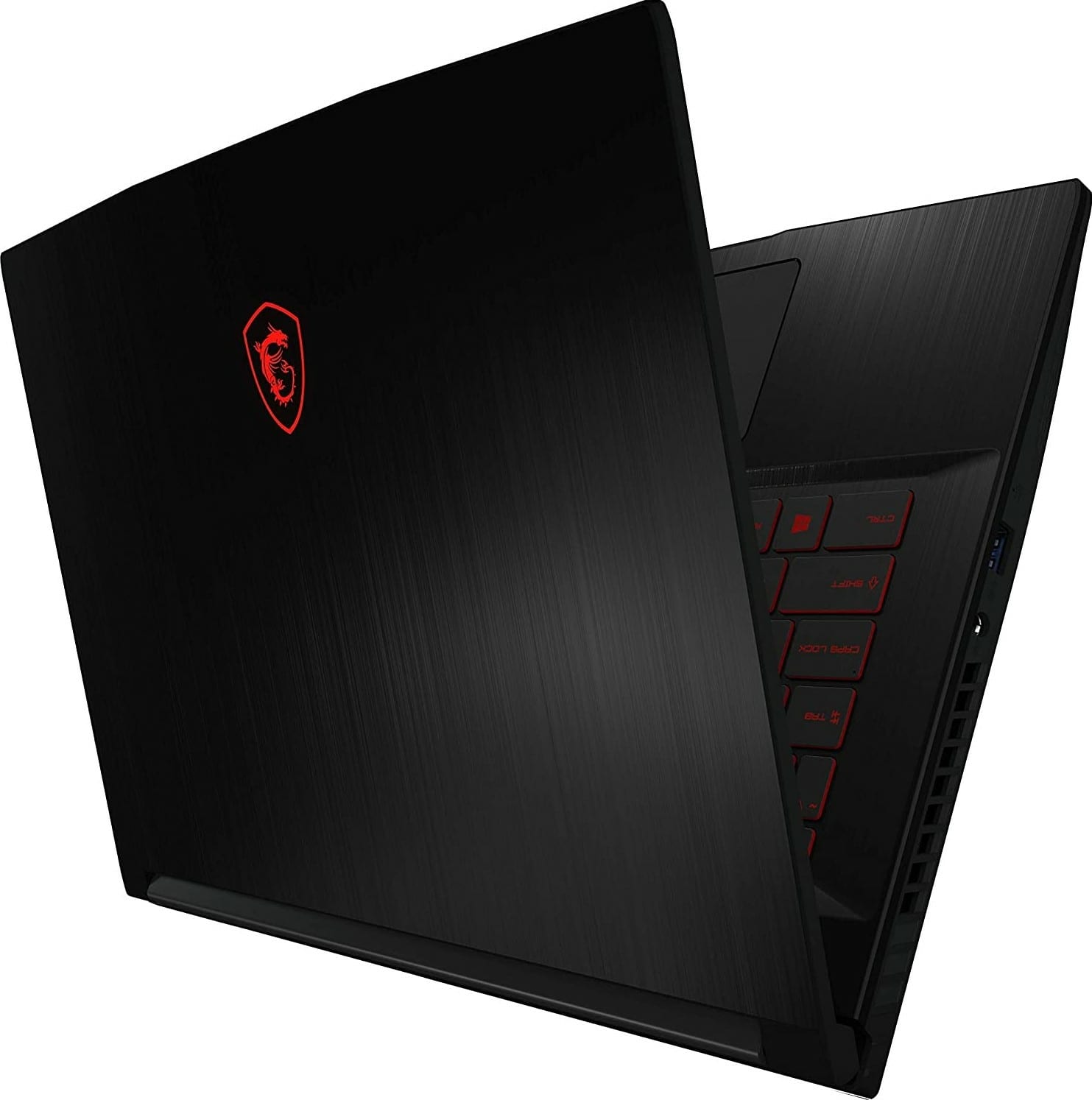 MSI GF 63 THIN Laptop Intel Core i7 10750H 2.60Ghz, 16 GB RAM, 512GB SSD, 15.6" FHD 120Hz, IPS 4GB NVIDIA GeForce GTX 1650TI, Wireless, Bluetooth, Camera, Windows 10 Home, Eng-Ara Keyboard, Black Color
