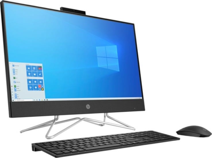 HP 24-DF1013NE All-in-One 24'' FHD Touch PC, 11th Gen Intel Core i5-1135G7 4.2 GHz, 8 GB DDR4 RAM, 512GB SSD, Intel Iris Xe Graphics, Windows 10 Home, Black | 3B4Z3EA