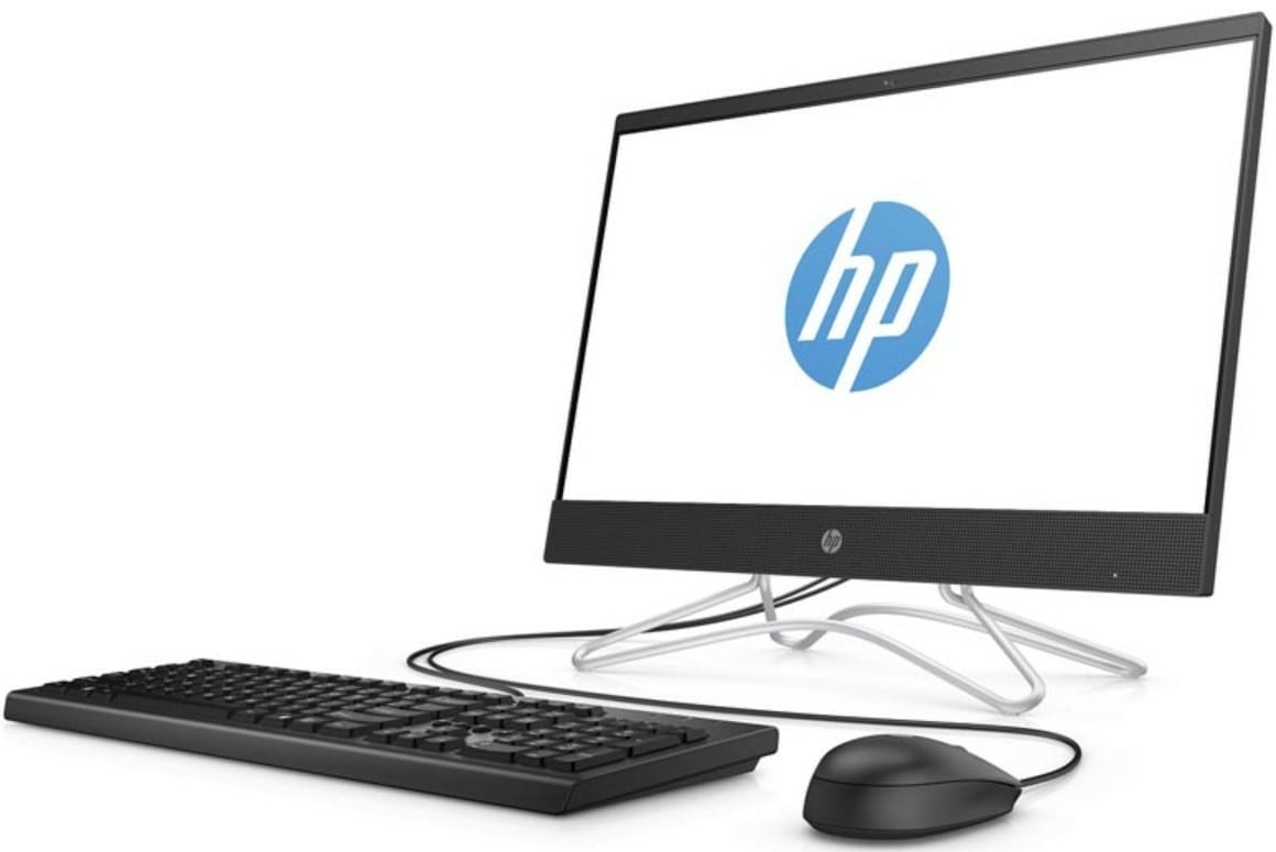 HP 200 G3 All-in-One PC i5 8250U, 4GB RAM, 1TB Storage, 21.5 Inch, Black, DOS ENG - 3VA38AEA#BH5