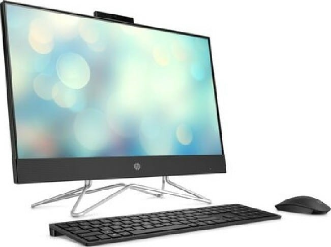 HP 24-DF1005NH 23.8'' FHD All In One Non Touch PC, 11th Gen Intel Core i5-1135G7, 8GB RAM, 256GB SSD, DVDRW, DOS, Intel Iris Xe Graphics, Jet Black | 2N1F5EA